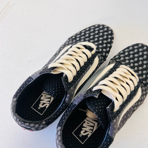 Vans Old Skool Tie Print Patchwork sneakers in black 8 - Picture 2 of 11